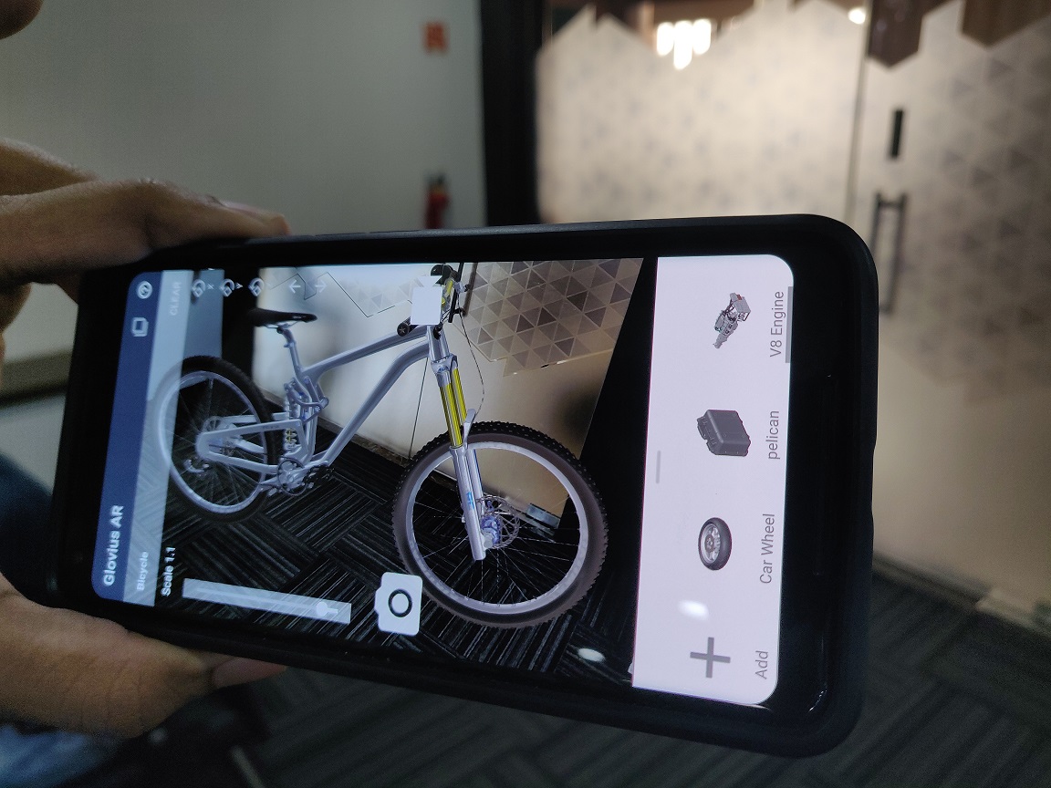 Glovius AR for Android Phones and Tablets